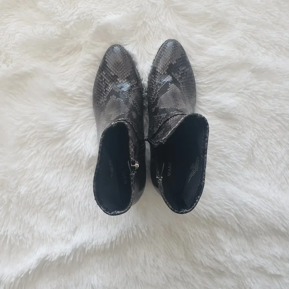 Marc Fisher Dyvine Snakeskin Bootie size 8‎